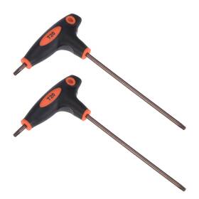 Uxcell A22041200ux1535 T20 Anti Tamper Proof Torx Key T-handle Dual End Wrench S2 Red