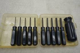 70105 Vaco 11 Piece Hex Key Set 1/16 Inch To 1/4 With Handle No. Usa