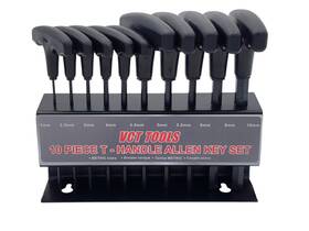 Vct 722537898546 10pc T-handle Hex Allen Key Wrench Set Metric Mm 2 2.5 3 4 4.5 5 5.5 6