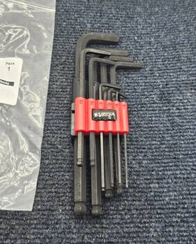 Hbl10a Vega Qty 7 10-piece Hex Ball L-key Sae