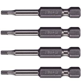 150h0864a-4 Vega Industries 1/8 Inch Hex Power Bits. Professional Grade Shank 2 1
