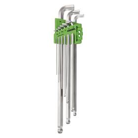 8209bplu Vessel Tools Ball Point Hex L-key Wrench Stubby Long Type 9pc. Set