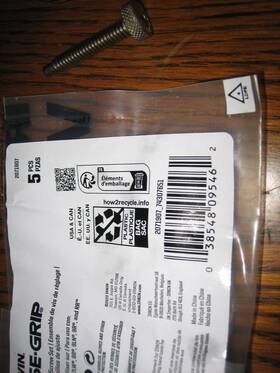 2071905 Vice Grip-irwin Bag Of 5 Genuine Replacement Adjusting Screws Small Size