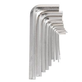 Ow154330k6de Villcase Nickel-plated Hex Key Set 12 Pcs L Shape Hexagon Wrenches Compact Tool Kit Fo