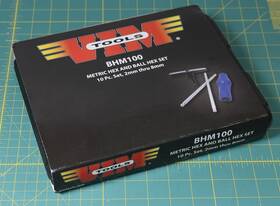 Bhm100 Vim Tools Metric Hex And Ball T Handle Ratchet 10 Pc. Set 2mm - 8mm