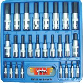 Vim Tools 744759201027 Hex Master Set 26-piece