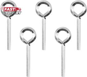 Vkinman 313044740710 5 Pcs 7/32 Inch Allen Wrench Keychain Standard Hex Dogging Key With Full Loop