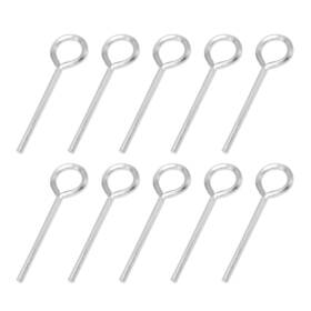 Xwhs242 Vkinman 10pcs 1/8 Inch Allen Wrench Keychain Standard Hex Dogging Key With Full Loop