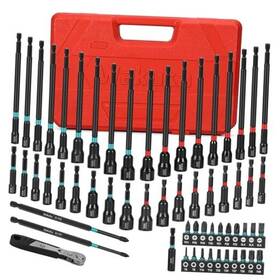 Bc-mnd-60 Wakuka 60pcs Magnetic Nut Driver Set With Long And Short Handles For Sae/metric Sizes