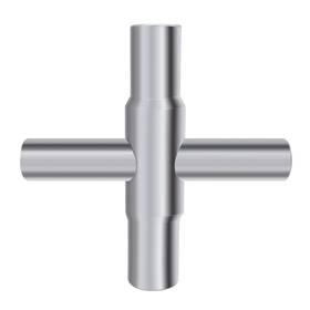 Wbjkzjd 774196928430 4 Way Sillcock Water Wrench Steel Utility Key Gas Meter Keys Faucet T