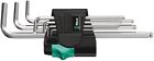05022181001 Wera 950/7 Hex-plus 1 L-key Set Metric Chrome-plated 7 Pieces