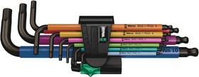 B009odv0oe Wera 950 Spkl/9 Sm N Sb Long Arm Hex Key Set - Multi-color 9-piece