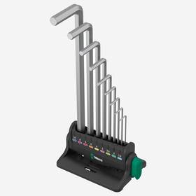 Wr022102 Wera 022102 950/9 Hex-plus 8 L-key Set Metric Chrome-plated 9 Pieces