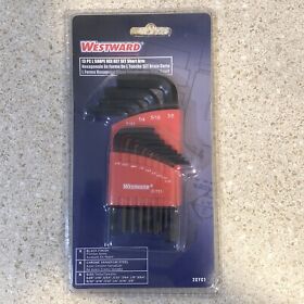 2cyc1 Westward 13 Piece L-shape Hex Key Set Plastic Holder
