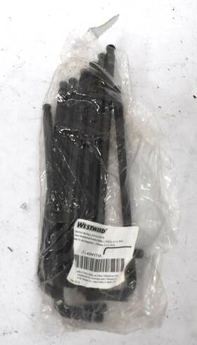 40wy75a Westward Hex Keys 10 Pack 3/16 Inch Tip Size 1 Ball End Black Oxide Lot Of