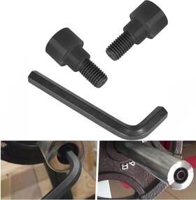 Wiqp2155 Wi-auto Replacement Hex Bolts And 12mm Allen L-wrench Tool For Olympic Bars Curl