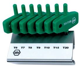 Wiha 084705365909 36590 Torx Hex Key Set Wing Handle 7 Piece