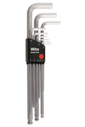 Wiha 084705669946 66994 9-piece Metric Ball End Long Hex L-key Set