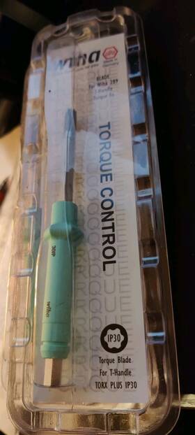 28914 Wiha 28915 Ip30 Torx Plus Torque T-handles Screwdriver Blade Germany