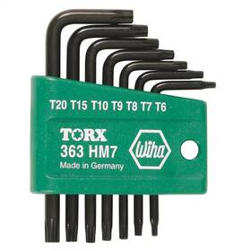 Wiha 313097786772 Torx L-key Short Arm Set 7-piece