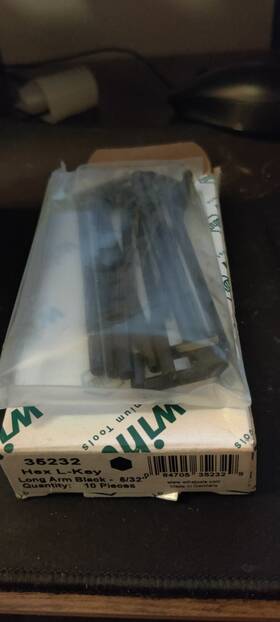 35232 Wiha 5/32 Inch X 105mm Nickel Hex L-key Long Arm 10-pack Germany