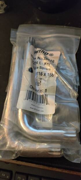 35512 Wiha Xzn L-key M12 X 124 Germany