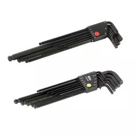 Wiha 445046729738 Ball End Long Arm Hex L-key Set - Metric Inch 22-piece