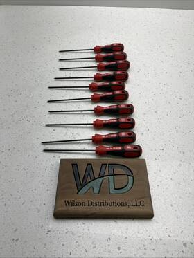 46720 Wiha 2 0x100 Ergonomic Ball End Hex Driver Lot Of 10