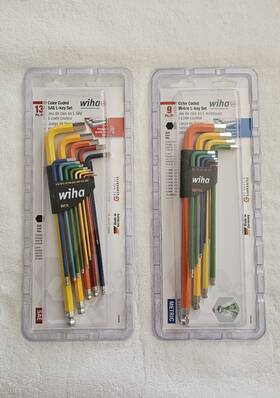 66981 Wiha 66980 Hex L-key Set Sae 13 Piece Metric 9 Made In Germany Wera Allen Wrench