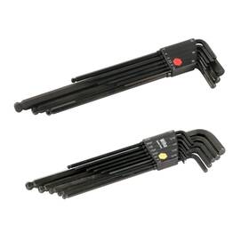 36995 Wiha 737946654041 Ball End Hex-inch And Metric L-key Sets 2-pack