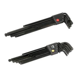 B002s0o8q2 Wiha 36995 Ball End Hex L-key Set - Inch And Metric 2-pack