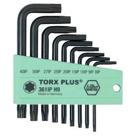 36199 Wiha Tools Torxplus L-key Short Arm Set 9 Piece