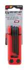 2797025 Wilmar Sae Fold-up Hex Key Set 17 Piece Pack Of 6