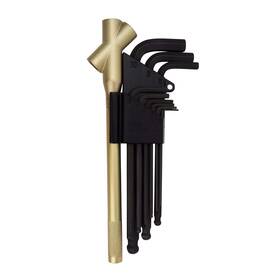 Wlb-2300-bg Wise 951908008574 Ball Point Hex Key Wrench Set Of 9 Semi-long With Triple Handle