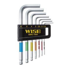 Sbnc-700s Wise Fujiya Ball Point Hex Key Wrench Set Of 7 Short Made In Jap