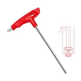 Wp032323 Wiseup 6mm T Handle Allen Wrench Set Metriccrv Heavy Duty Hex Key With Long Arm