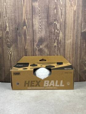 Wolf Athletics 855215008446 - Hex Ball High Performance Lacrosse 3 Pack White Ice