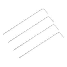 Awork000796250401 Workbless 1/16 Inch Ball End Hex Key Wrench L Shaped Long Arm Cr-v Repairing Tool Sae 4 Pcs
