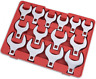 Wr-011 Efficere Premium Drive Jumbo Crowfoot Wrench Set Include 858574007242