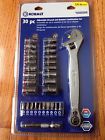 0568268 Wrench Ratchet Combo 30 87091 Metric Sealed Sae Set Kobalt Pcs