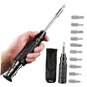 Fl-sd01bl-10 Xiamen Tuomasichui E-commerce Co. Ltd 10-in-1 Multi Ratcheting Screwdriver All In One Ratchet Set With