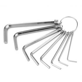 616972 Xinjoduz 8 Pcs L Allen Hex Key Wrench Set With Keychain Shape Hexagon Head Wre