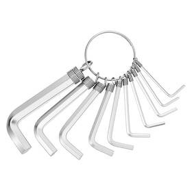 713653 Xliuax Metric L Shape Allen Wrench Hex Key Set 10 In 1 L-shaped Hexagon Head