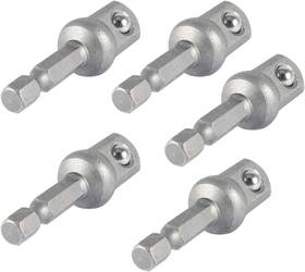 Xmhf 7448314668050 Hex Shank Socket Adapter Drill Bit Bar Set Nut Drive For Drills One Size