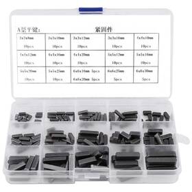 Yanmisw81ngkg0r6 Yanmis 140pcs Parallel Drive Shaft Keys Set 8mm-30mm Round Ended Key For Fasteni