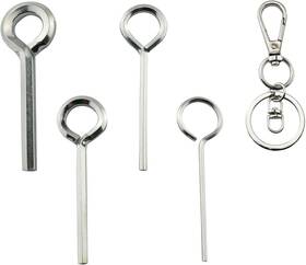 Rawaked-5 Yhxixi 5in1 Ring Allen Wrench Set - 5/64 Inch 1/8 5/32 7/32 Key Door Keys With 1