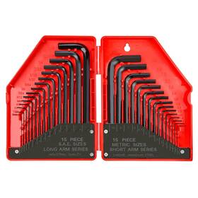 Hn-1-001 Yiyitools 791391808183 Hex Key Allen Wrench Set 30-piece Industrial Tools 1/20-3/8