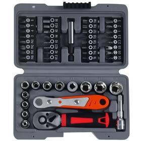 Ylphotoelec 763102048089 48-piece 1/4 Inch Mini Socket Ratchet Wrench Set Includes
