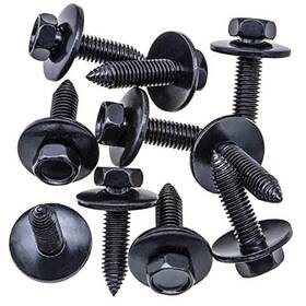 M8-1.25 Yongtao Yt0269 10pcs X 30mm Metric Hex Head Sems Front Fender Bumper Body Bolts For