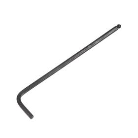 Zaplyte 639664218478 1/8 Inch Ball End Hex Key Wrench L Shaped Long Arm Cr-v Repairing Black